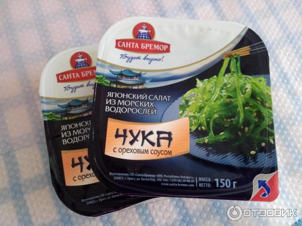 Отзыв о Салат из морских водорослей Санта Бремор "Чука" | Водоросли не ...