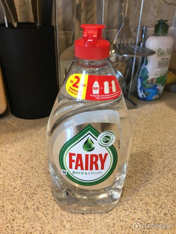 Средство для мытья посуды Fairy Pure&clean фото