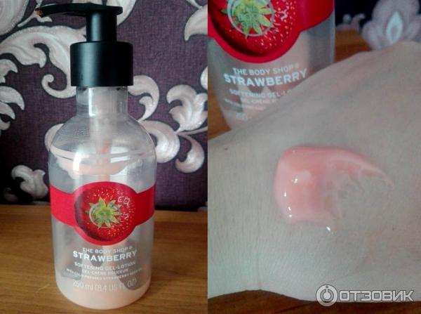 Молочко для тела The body shop Strawberry фото