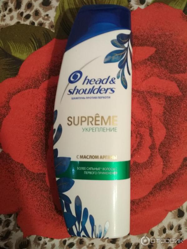 Шампунь Head&Shoulders Supreme укрепление с маслом арганы фото