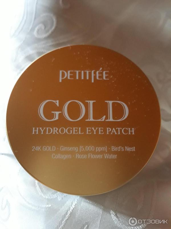 Гидрогелевые патчи Petitfee Gold Hydrogel Eye Patch фото