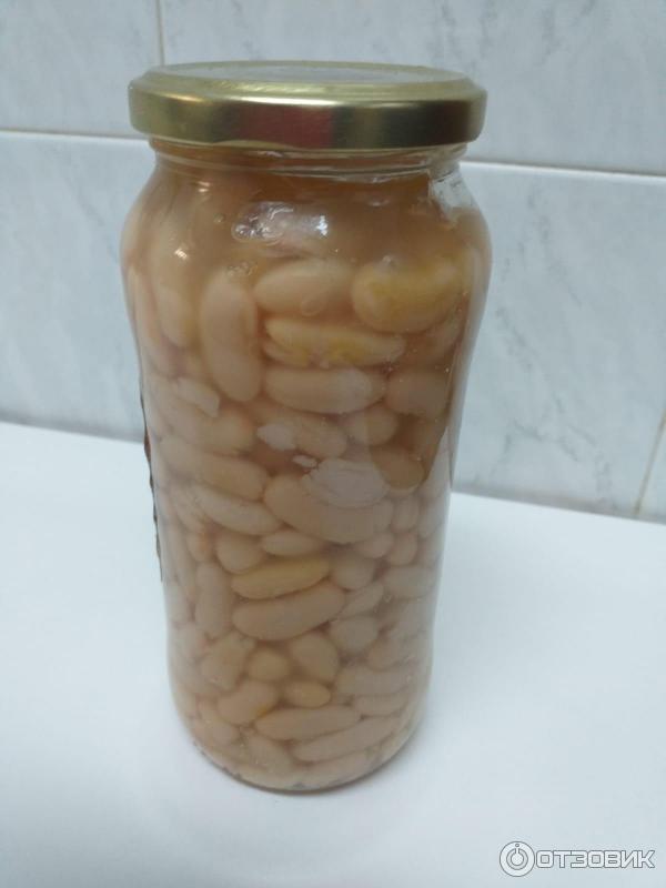 Фасоль белая маринованная