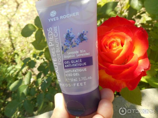 Охлаждающий гель для снятия усталости Yves Rocher Ног Lavande Essentielle Icy Gel фото