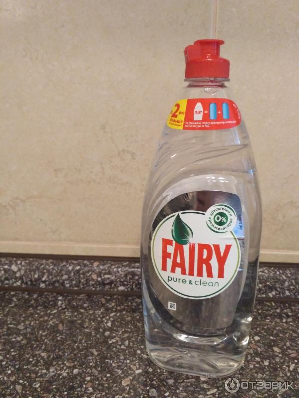 Средство для мытья посуды Fairy Pure&clean фото