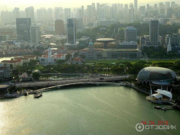 Смотровая площадка отеля Marina Bay Sands Skypark (Сингапур)