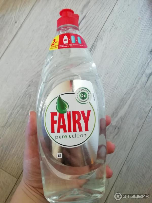 Средство для мытья посуды Fairy Pure&clean фото