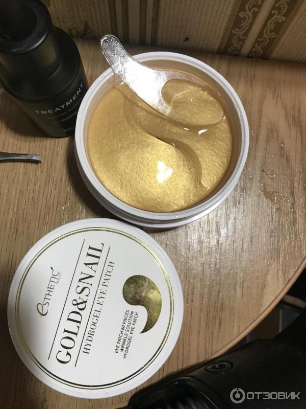 Snail gold патчи. Gold Snail Hydrogel Eye Patch. [Esthetic House] гидрогелевые патчи для глаз золото/улитка Gold&Snail Hydrogel eyepatch. Патчи Esthetic House Gold. Esthetic House патчи улитка