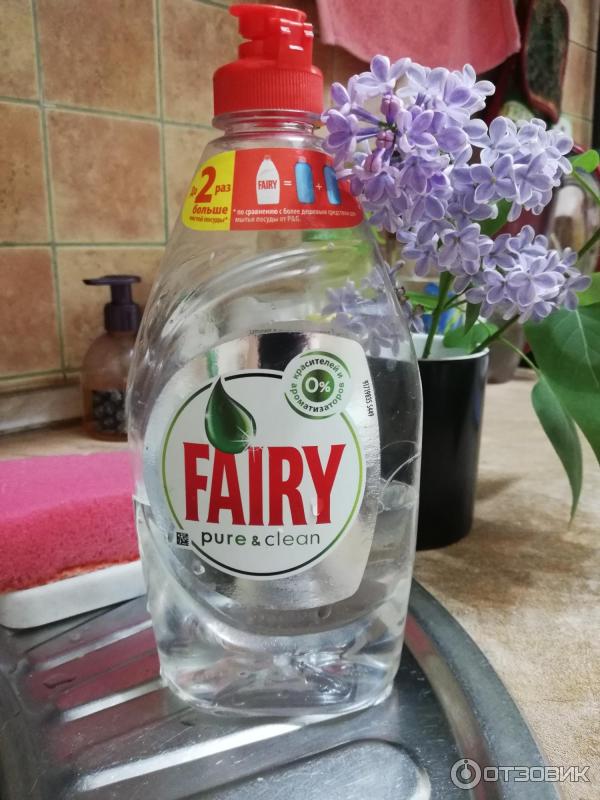 Средство для мытья посуды Fairy Pure&clean фото