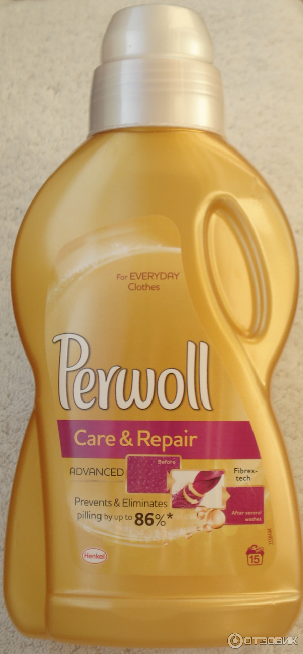 Жидкое средство для стирки Perwoll Care+Repair фото