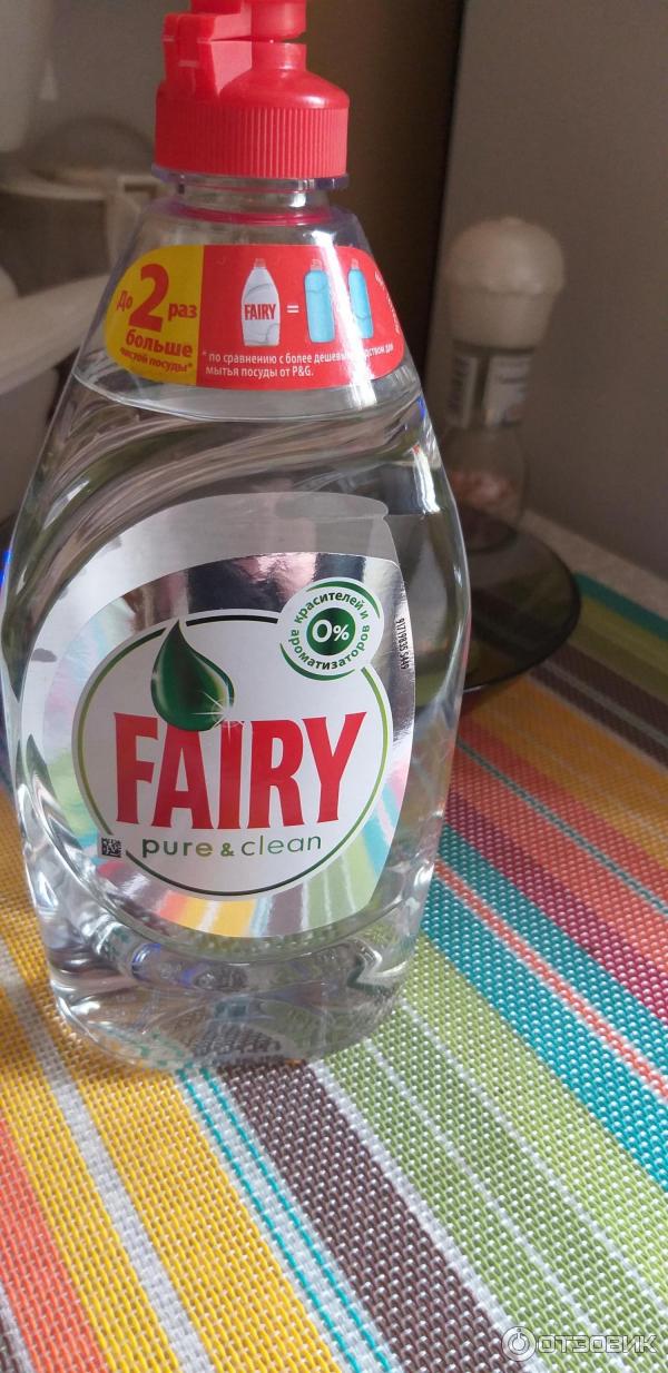 Средство для мытья посуды Fairy Pure&clean фото