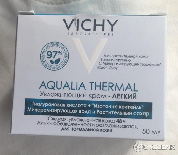 Легкий увлажняющий крем для лица Vichy Aqualia Thermal 48 часов фото