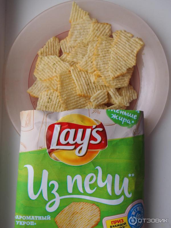 чипсы Lays Из печи. Лисички в сметане. Ароматный укроп