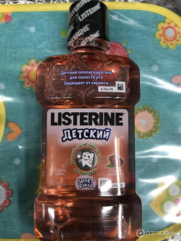 Ополаскиватель для полости рта Listerine Детский фото