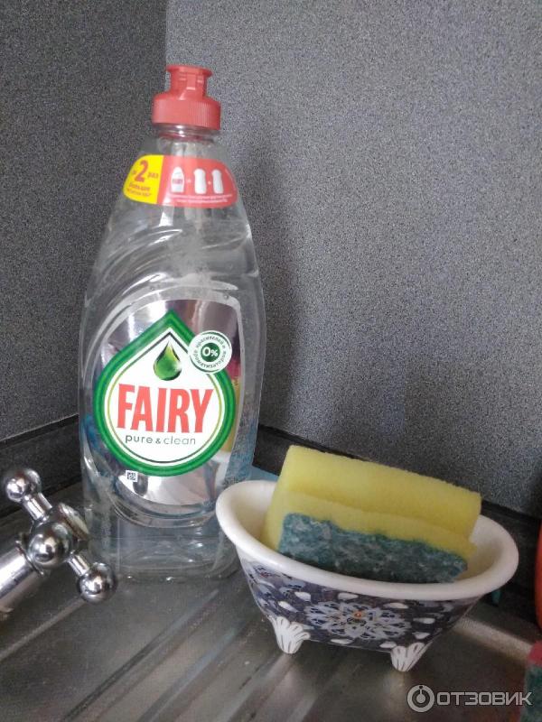 Средство для мытья посуды Fairy Pure&clean фото