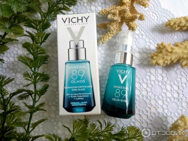 Восстанавливающий и укрепляющий уход для кожи вокруг глаз Vichy Mineral 89 Бальзам для век от Виши