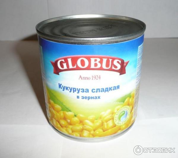 Кукуруза сладкая в зернах GLOBUS