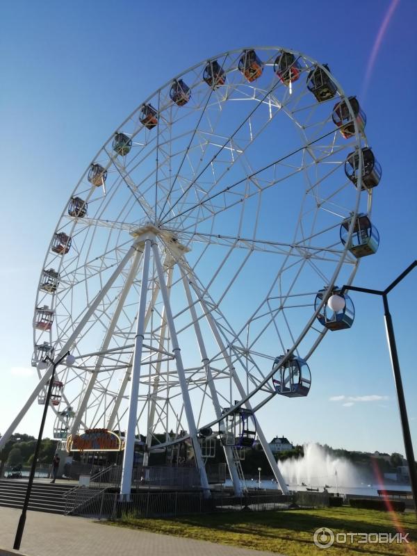 Колесо обозрения Music Wheel , Чебоксары - "Дорогие сердцу пейзажи с высоты птич