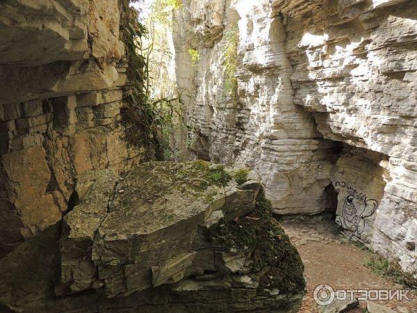 Мокрый каньон реки Псахо (Россия, Краснодарский край) фото