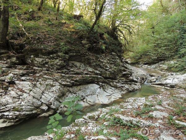 Мокрый каньон реки Псахо (Россия, Краснодарский край) фото