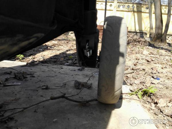 Амортизация задних колёс