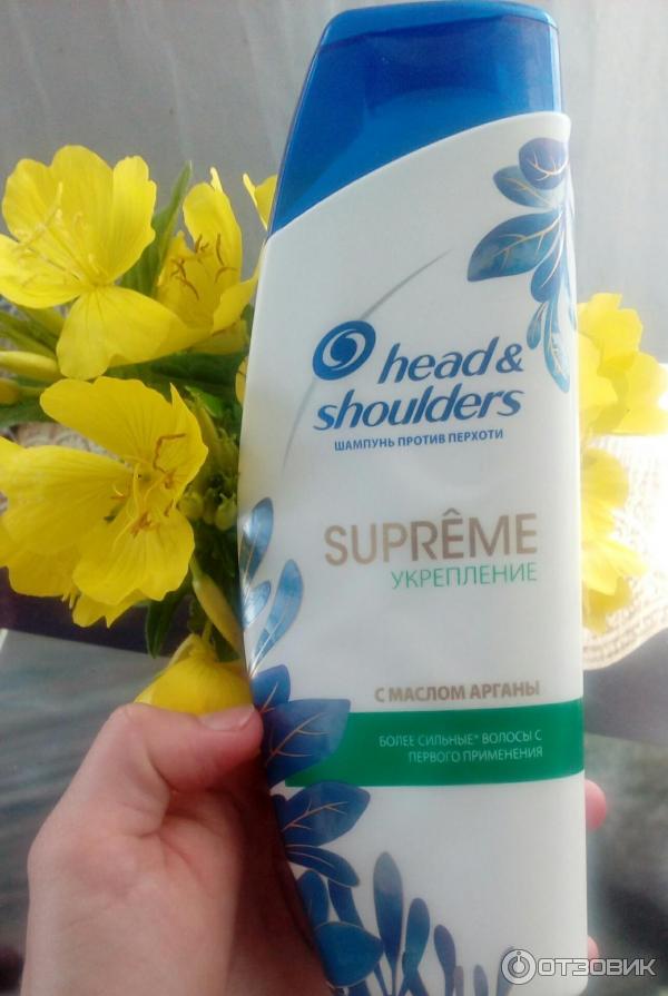 Шампунь Head&Shoulders Supreme укрепление с маслом арганы фото