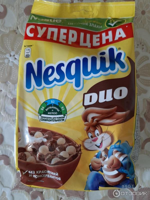 Готовый завтрак Nesquik Duo Nestle фото