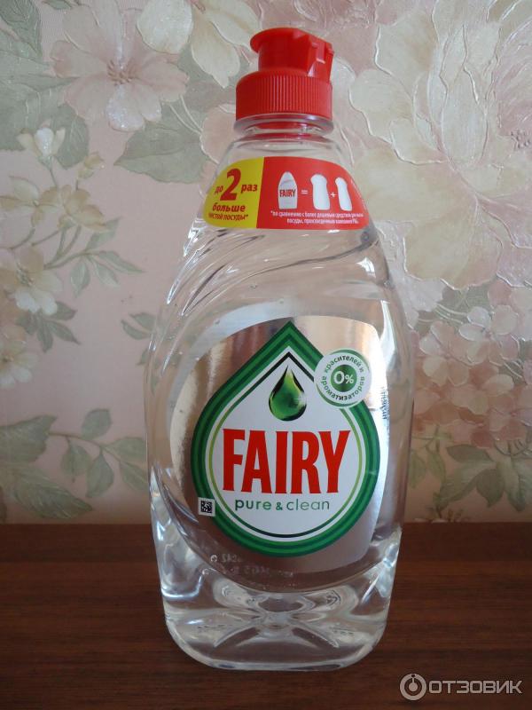 Средство для мытья посуды Fairy Pure&clean фото