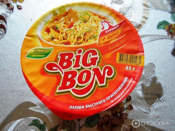 Лапша быстрого приготовления Big Bon