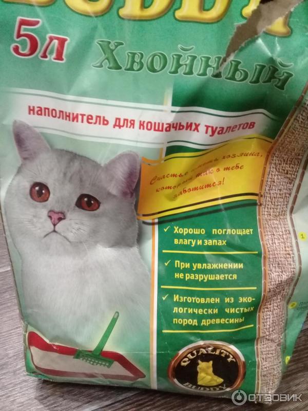 Хвойный наполнитель для кошачьего туалета