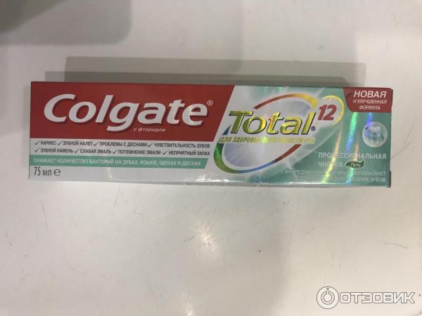 Зубная паста Colgate Total 12 Pro-Clean Gel фото