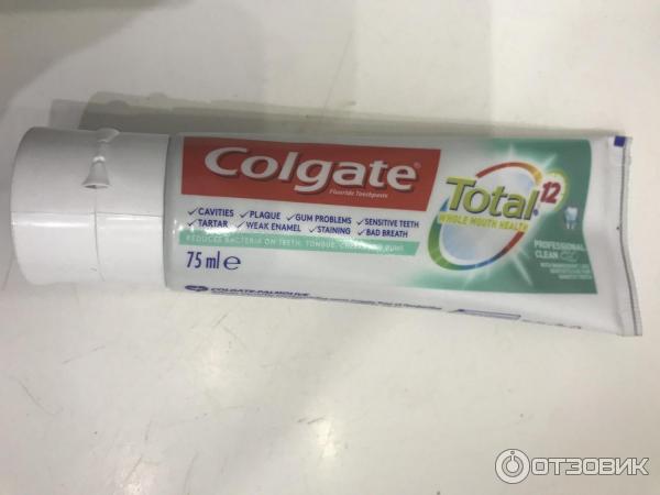 Зубная паста Colgate Total 12 Pro-Clean Gel фото