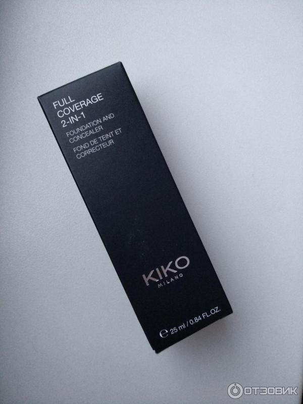 KIKO FULL COVERAGE 2-IN-1 FOUNDATION CONCEALER