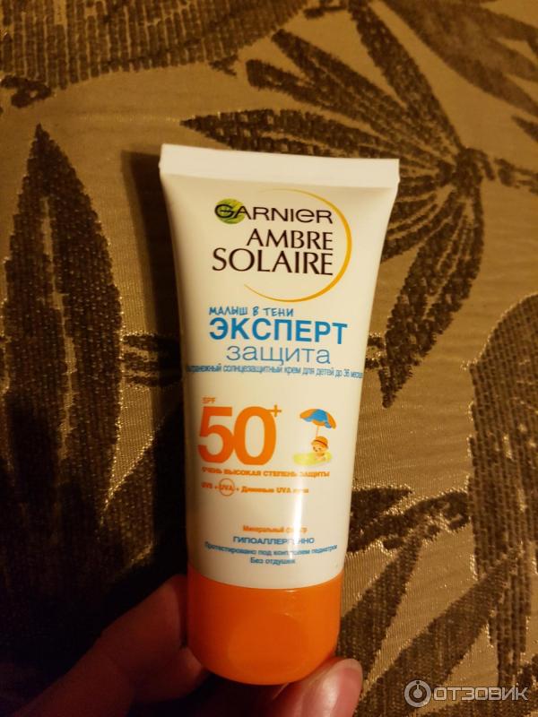 Солнцезащитный крем Garnier ambre solaire Малыш в тени фото