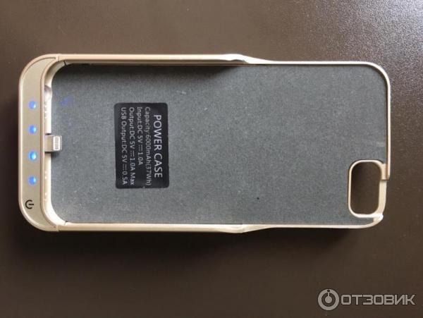 Чехол-аккумулятор InterSpep Metal Power Case для Apple IPhone 6/6S фото