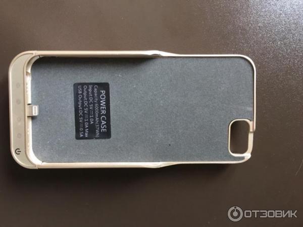 Чехол-аккумулятор InterSpep Metal Power Case для Apple IPhone 6/6S фото