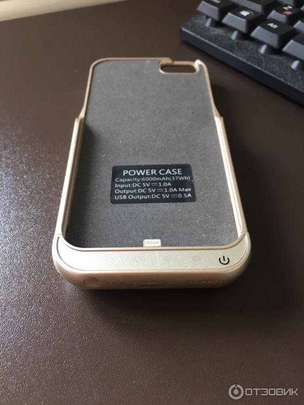 Чехол-аккумулятор InterSpep Metal Power Case для Apple IPhone 6/6S фото