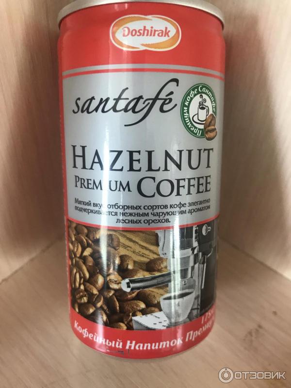 Безалкогольный негазированный кофейный напиток Doshirak Santafe Premium coffee с ароматом лесных орехов фото