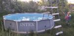 Каркасный бассейн INTEX Metal Frame Pool фото
