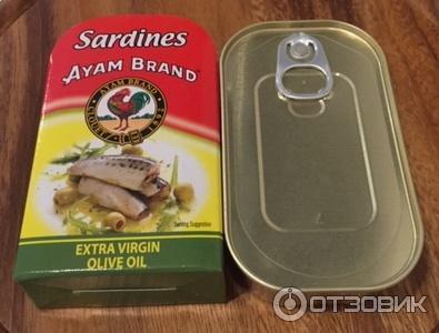 Сардины в оливковом масле Ayam Brand фото