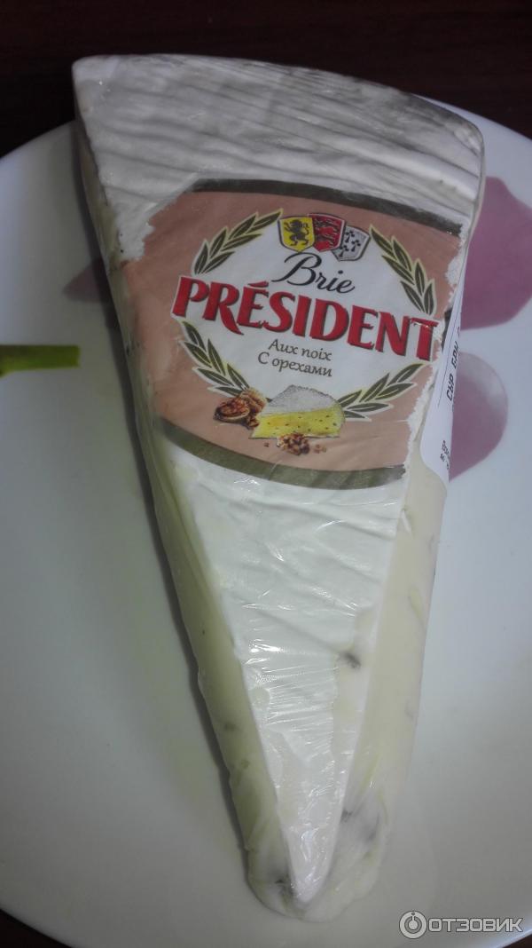 Сыр President brie с орехами фото