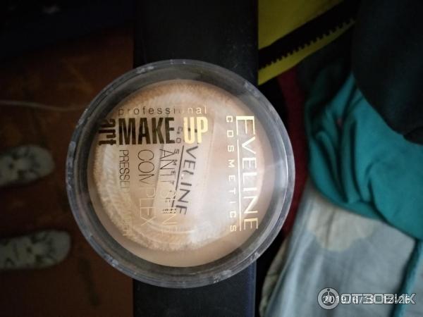 Матирующая минеральная пудра с шелком ART MAKE UP от EVeline Cosmetics фото