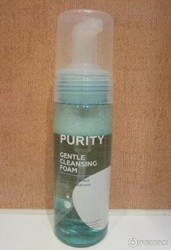 Мягкая пенка для умывания Purity Gentle Cleansing Foam фото