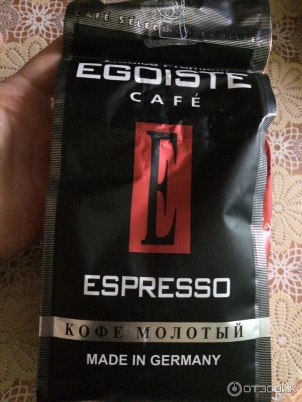 Кофе молотый Egoiste Espresso фото