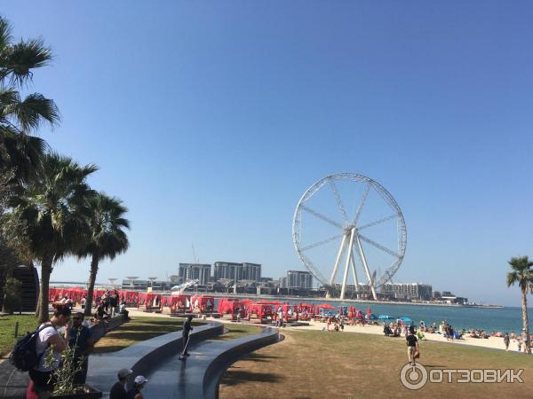 Пляж Jumeirah Beach Residence (ОАЭ, Дубай) фото