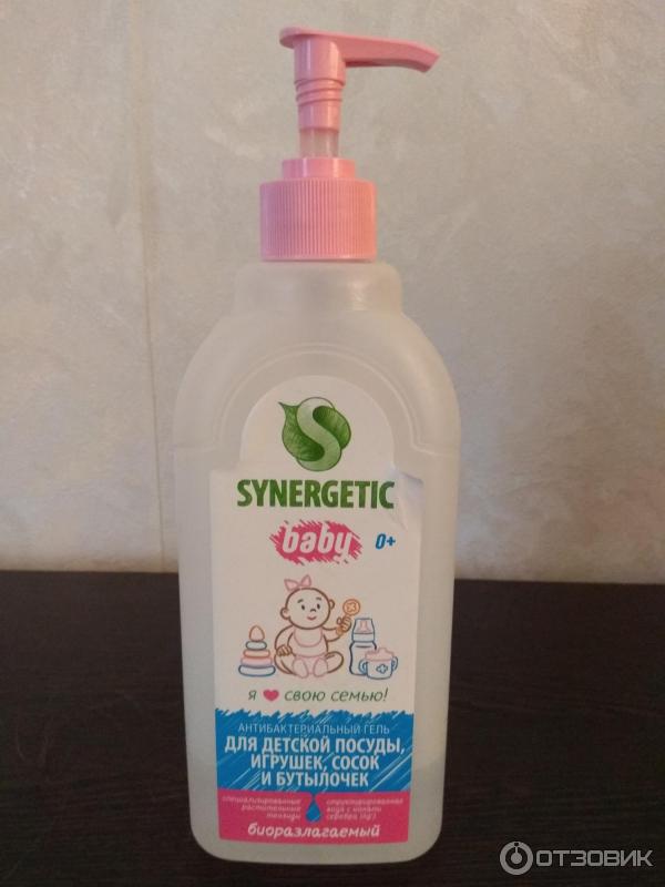 Гель Synergetic Baby для детской посуды, игрушек, сосок и бутылочек фото