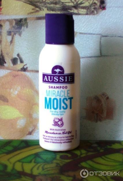 Шампунь Aussie Miracle Moist для сухих и поврежденных волос фото