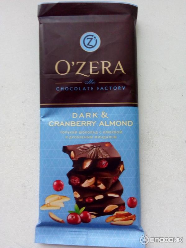 Шоколад O'Zera Dark & Cranberry Almond фото