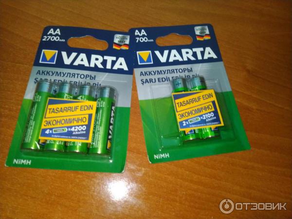 Аккумуляторы Varta Professional 2700 mAh фото