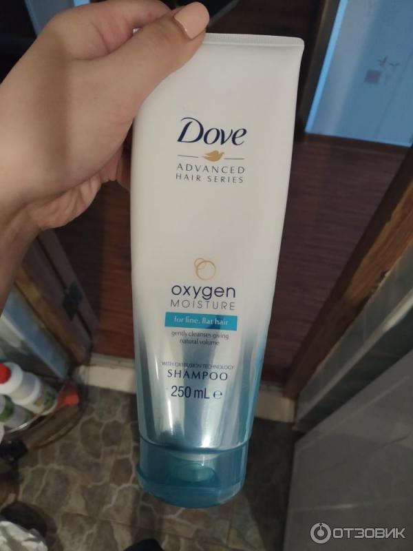 Увлажняющий шампунь DOVE Advanced hair series Легкость кислорода фото