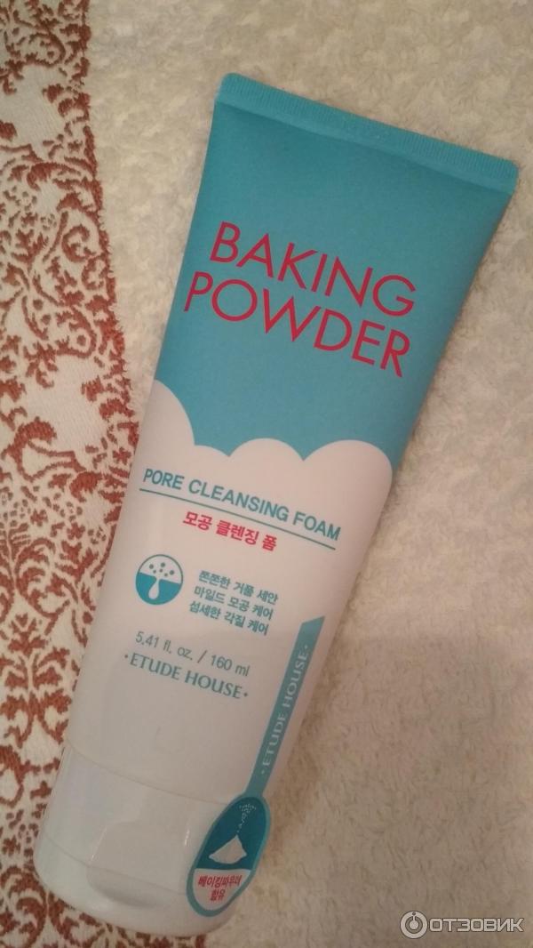 Очищающая пенка Etude House Baking Powder Pore Cleansing Foam фото